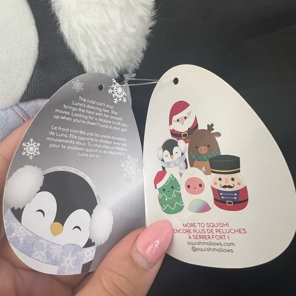 NWT Luna the penguin 8” squishmallow - Picture 3 of 4